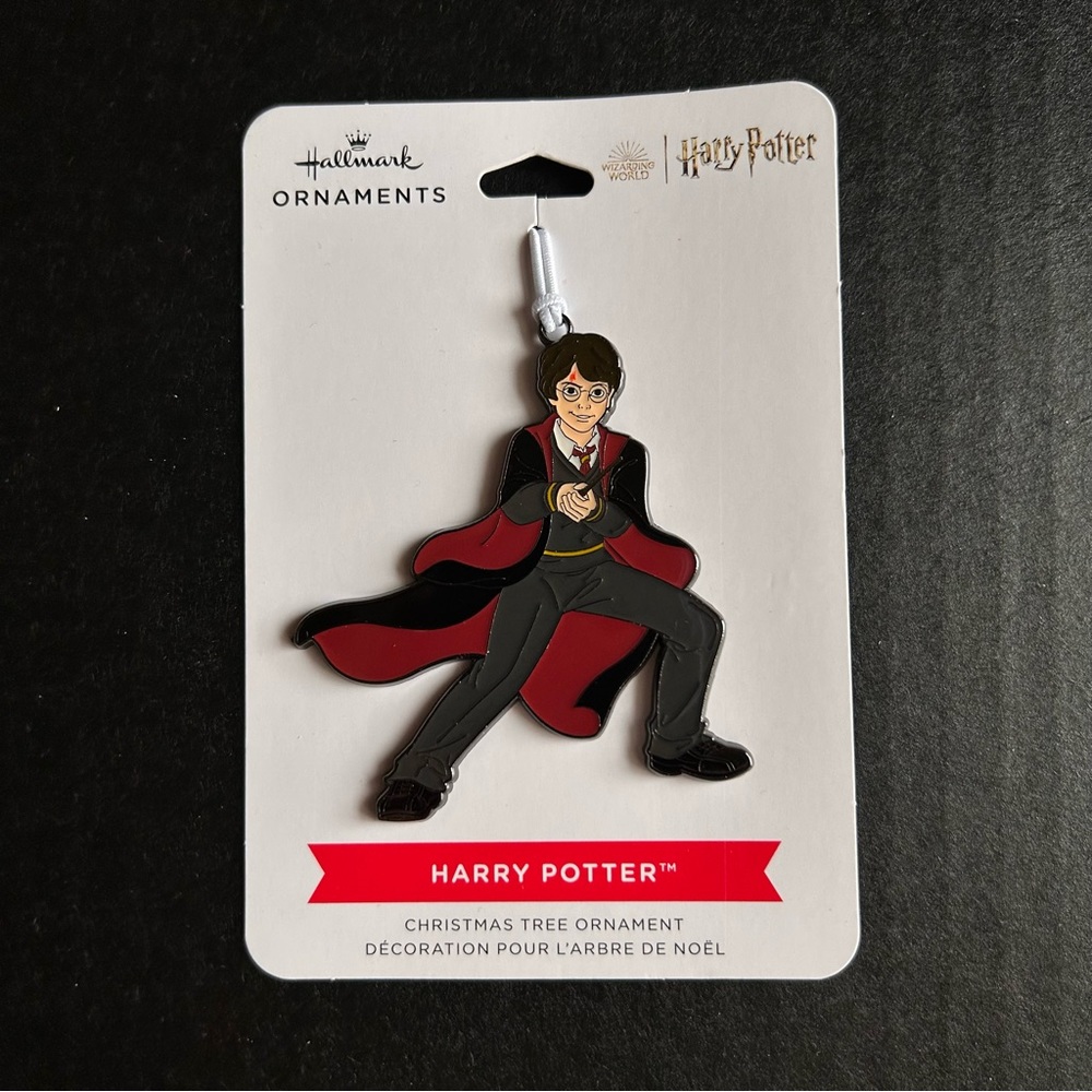 Harry Potter Hallmark Christmas Tree Ornament Flat Metal Hanging Decoration New